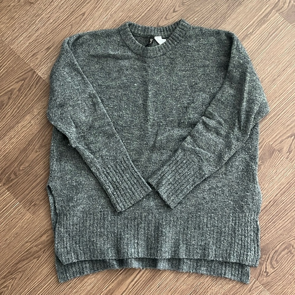 Dark Gray Crew Neck Sweater (H&M Brand)